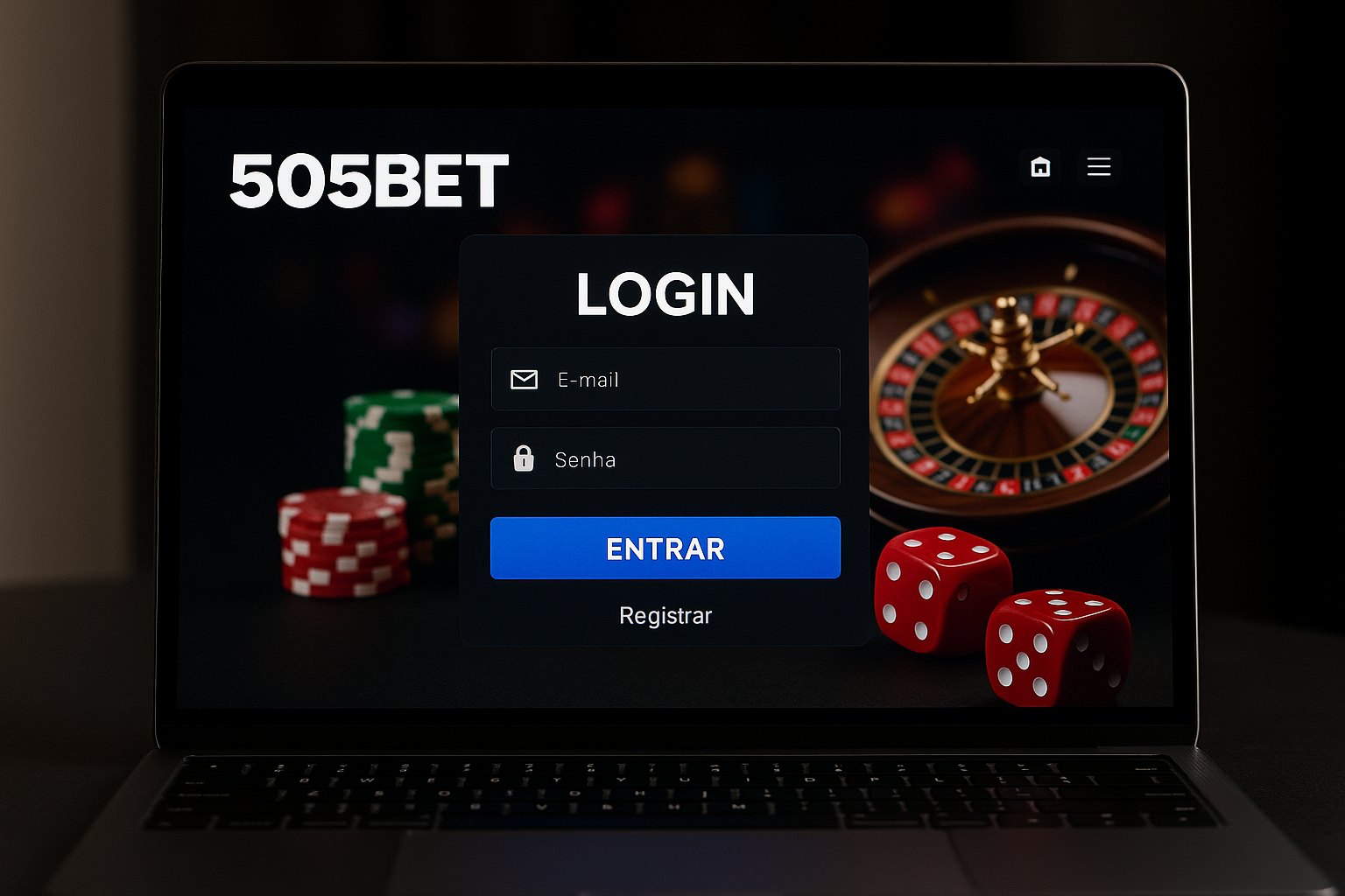 Login no Cassino 505BET