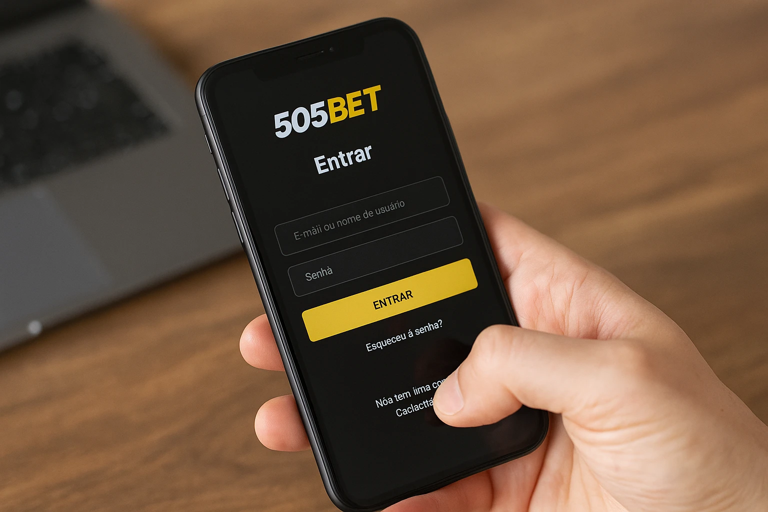 Não Perca tempo, o rRgistro na site 505BET